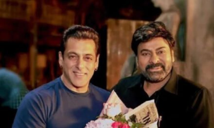 It has been a wonderful experience ‘. ..Salman Khan opend up  on working with Chiranjeevi in ‘Godfather’