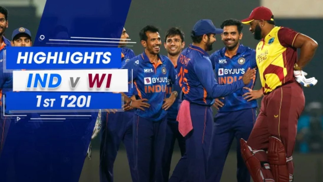 India vs West Indies 1st T20 Highlights: IND cruise to 68-run win over WI