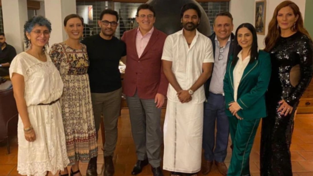 Aamir Khan hosts The Gray Man makers Russo Brothers to Gujarati dinner at his home