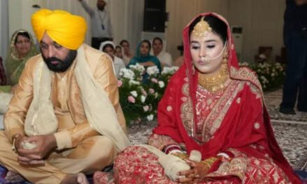 Punjab CM Bhagwant Mann ties knot, ‘Din Shagna Da Chadya,’ tweets bride Gurpreet