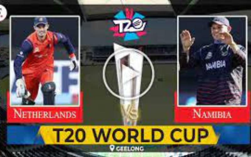 Namibia Vs Netherlands Live Score T20 World Cup: NAM Get The Breakthrough, Vikramjit Singh Departs